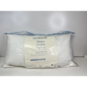nestwell white down king comforter